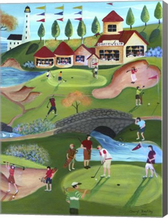 Framed Country Golf Club Print