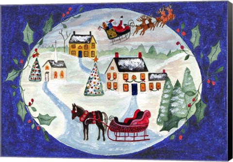 Framed Joy At Christmas Print