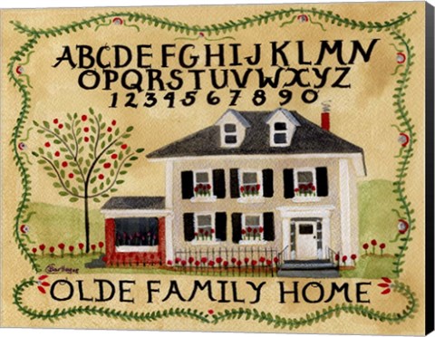 Framed Old Family Home Print