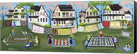 Framed Quilter Haven Print