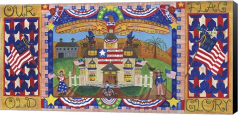 Framed Life Liberty And The Pursuit Of Happiness Print