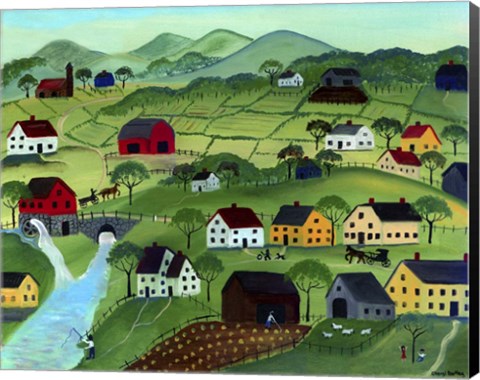 Framed Countryside Print