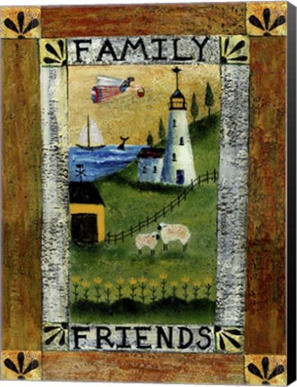 Framed Family &amp; Friends Print