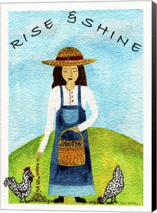 Framed Rise And Shine Print