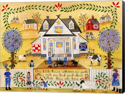Framed This Little House Print