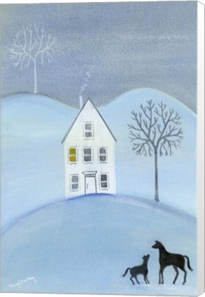 Framed Early Winter Frost Print