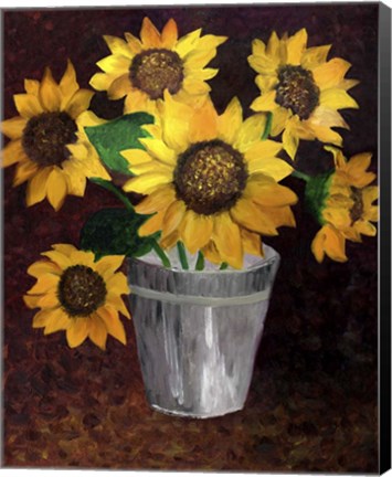 Framed Sunflowers Print