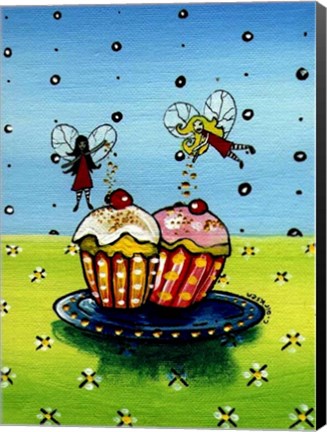 Framed Fairy Cakes Print
