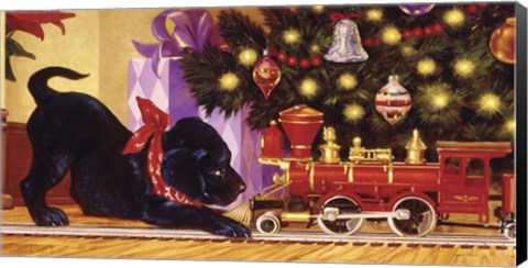 Framed Lab XMAS Print