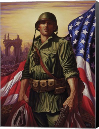 Framed Liberty Print