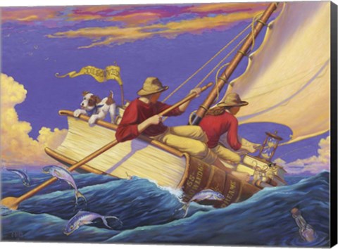 Framed Set Sail Print