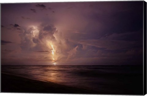 Framed Spooky Lightning Print