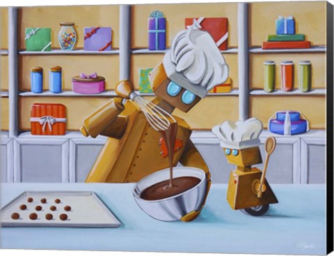 Framed Chocolatiers Print