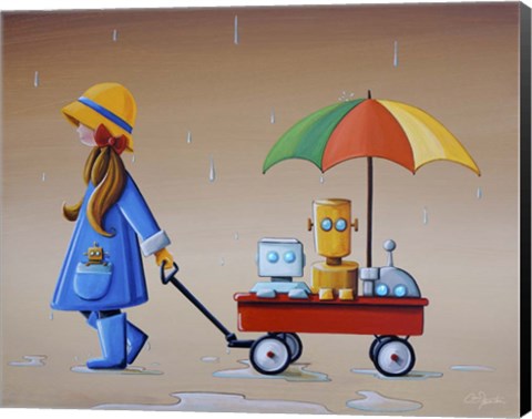 Framed Just Another Rainy Day Print