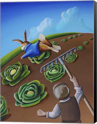 Framed Peter Rabbit 5 Print
