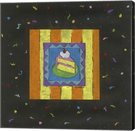 Framed BIrthday Cake Print