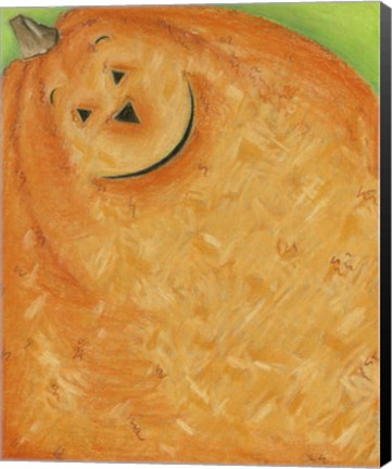 Framed Pumpkin Smile Print