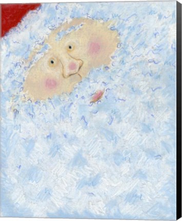 Framed Santa&#39;s Smile Print