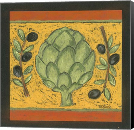 Framed Tuscan Artichoke Print
