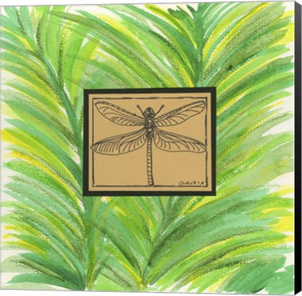 Framed Dragonfly Print