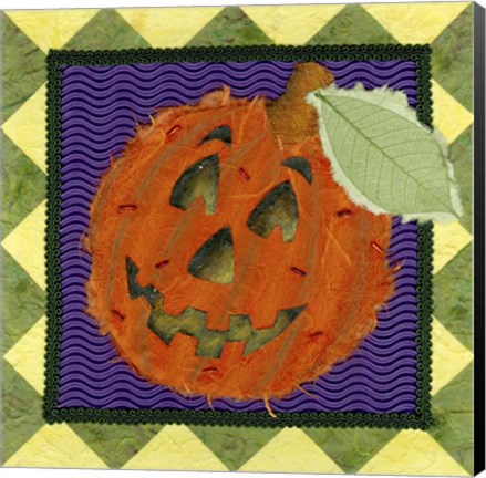 Framed Jack o Lantern I Print