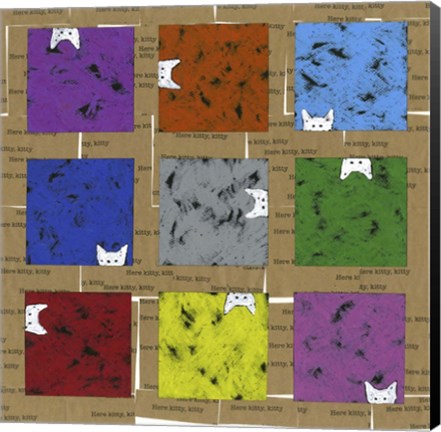 Framed Kitties Print