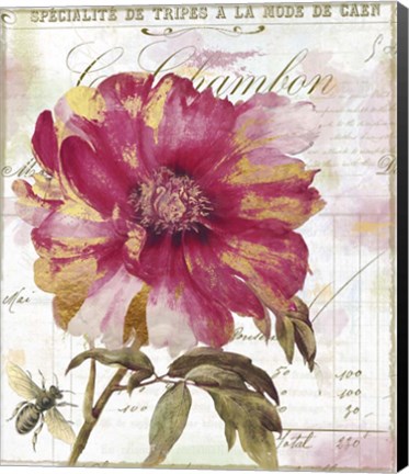 Framed Le Pink Gold Print