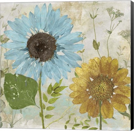 Framed Morning Blue I Print