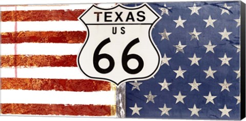 Framed Texas 66 Print