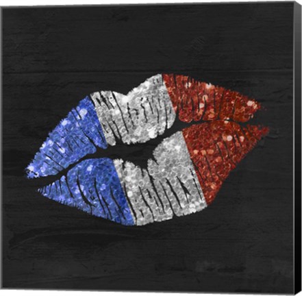 Framed French Kiss Print