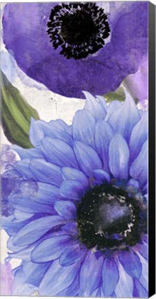 Framed Blue then Yellow I Print