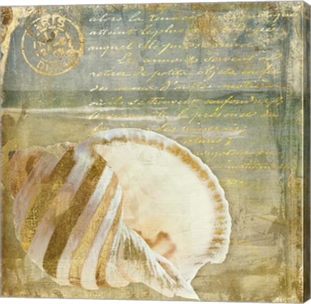 Framed Golden Sea II Print