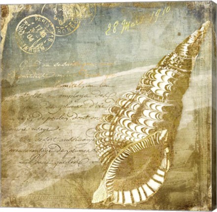 Framed Golden Sea III Print