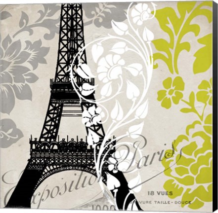 Framed Exposition Paris Print