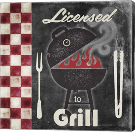 Framed Texas BBQ 1 Print