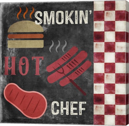 Framed Texas BBQ 3 Print