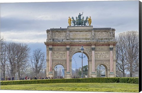 Framed Arc de Triomphe du Carroussel Print