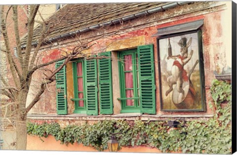 Framed Au Lapin Agile II Print