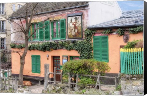 Framed Au Lapin Agile III Print