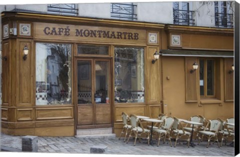 Framed Cafe Montmartre Print