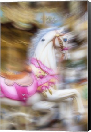 Framed Carousel de Montmartre III Print