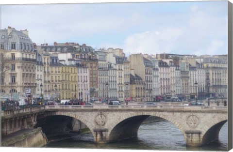 Framed Center of Paris Print