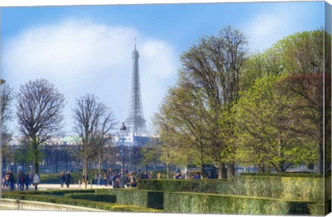 Framed Jardin des Tuileries Print