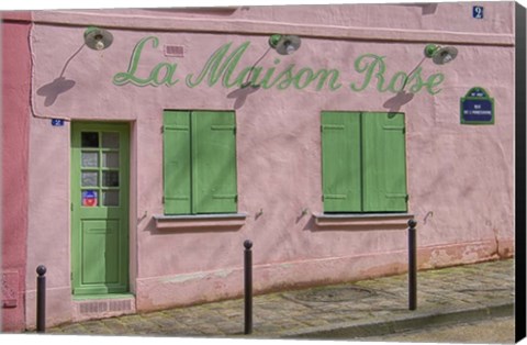 Framed La Maison Rose Print