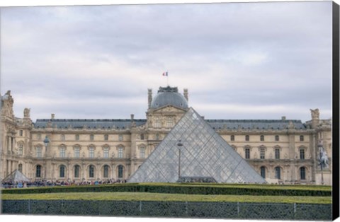 Framed Louvre Palace And Pyramid I Print
