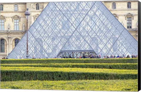 Framed Louvre Pyramid Print