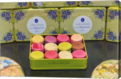 Framed Macarons In A Box Print