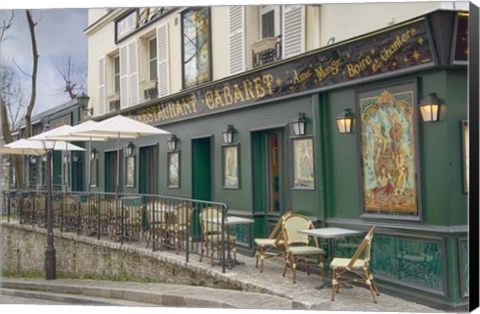 Framed Montmartre Cabaret Print