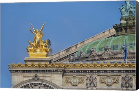 Framed Opera Garnier Detail I Print