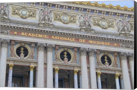 Framed Opera Garnier Detail II Print